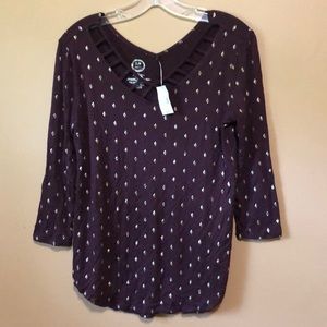 Maurices 24/7 Womens 3/4 Sleeve